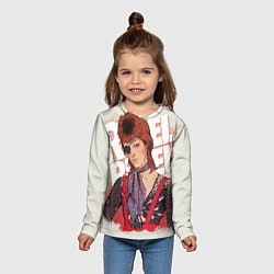 Лонгслив детский David Bowie Rebel, цвет: 3D-принт — фото 2
