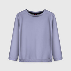 Детский лонгслив Эмоция хандры - бледно-фиолетовый