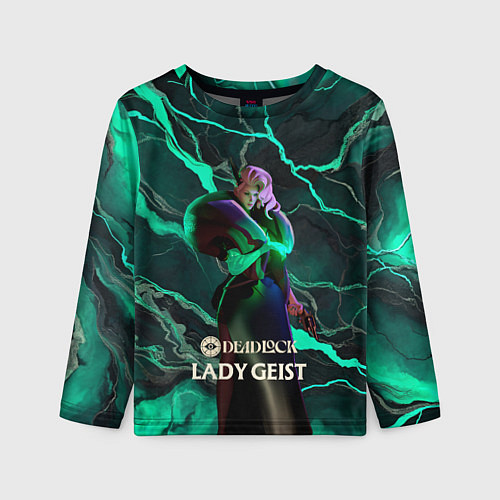 Детский лонгслив Lady Geist Deadlock / 3D-принт – фото 1