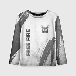 Лонгслив детский Free Fire - white gradient вертикально, цвет: 3D-принт