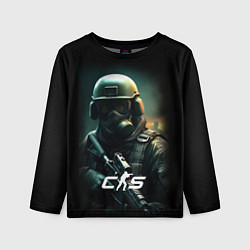 Лонгслив детский CS counter terrorist, цвет: 3D-принт