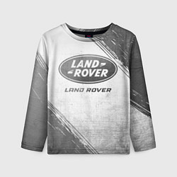 Детский лонгслив Land Rover - white gradient