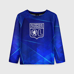 Детский лонгслив Lyon blue poly