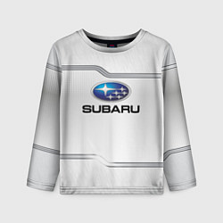 Детский лонгслив Subaru auto steel metal