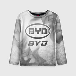 Лонгслив детский BYD - white gradient, цвет: 3D-принт