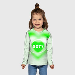Лонгслив детский Got7 сердце, цвет: 3D-принт — фото 2