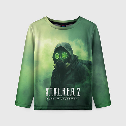 Детский лонгслив Stalker 2 сердце Чернобыля / 3D-принт – фото 1