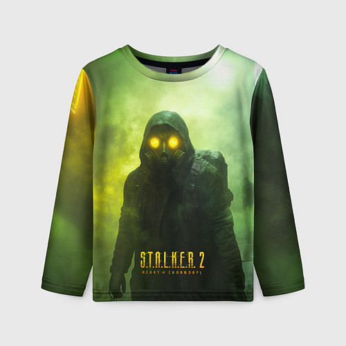 Детский лонгслив Stalker 2 ядовитый дым / 3D-принт – фото 1