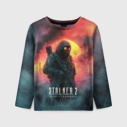 Детский лонгслив Stalker 2 радиоактивный фон