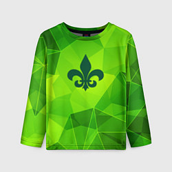 Детский лонгслив Saints Row green poly