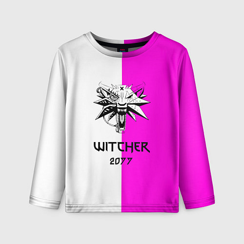 Детский лонгслив The Witcher line / 3D-принт – фото 1