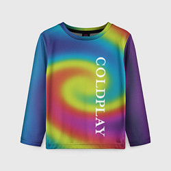 Лонгслив детский Coldplay moon music album, цвет: 3D-принт
