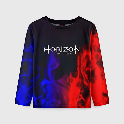 Детский лонгслив Horizon: Zero Dawn flame steel / 3D-принт – фото 1