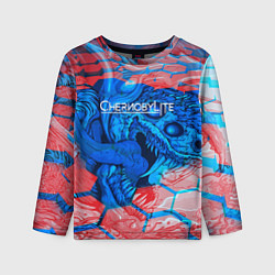 Лонгслив детский Chernobylite monster, цвет: 3D-принт