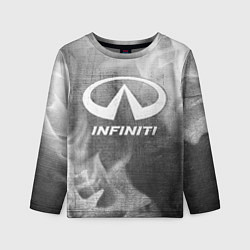 Детский лонгслив Infiniti - grey gradient