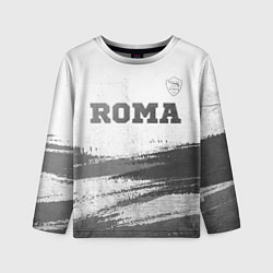 Детский лонгслив Roma - white gradient посередине