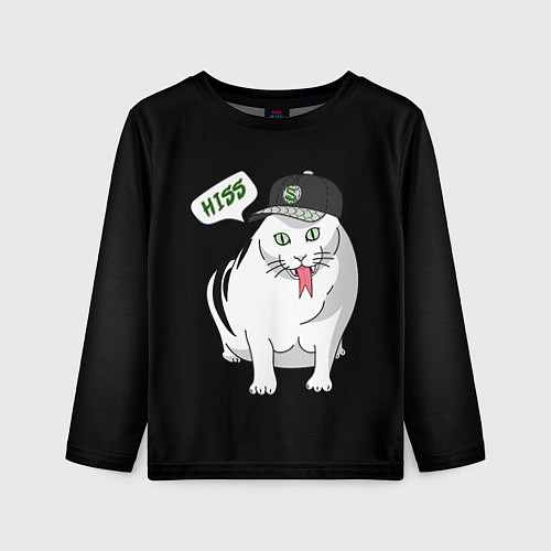 Детский лонгслив Котозмей - Бендер / 3D-принт – фото 1