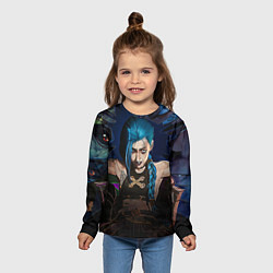 Лонгслив детский Unhappy Jinx, цвет: 3D-принт — фото 2