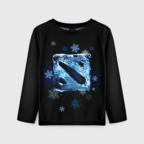 Детский лонгслив Dota 2 - ice / 3D-принт – фото 1