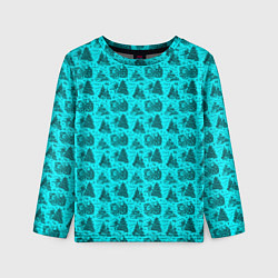 Детский лонгслив Новогодние звери