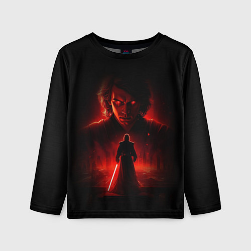 Детский лонгслив Энакин Скайуокер - Звездные войны / 3D-принт – фото 1