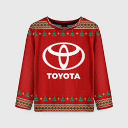 Детский лонгслив Toyota new year