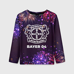 Детский лонгслив Праздничный Bayer 04