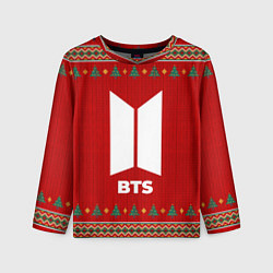 Детский лонгслив BTS new year