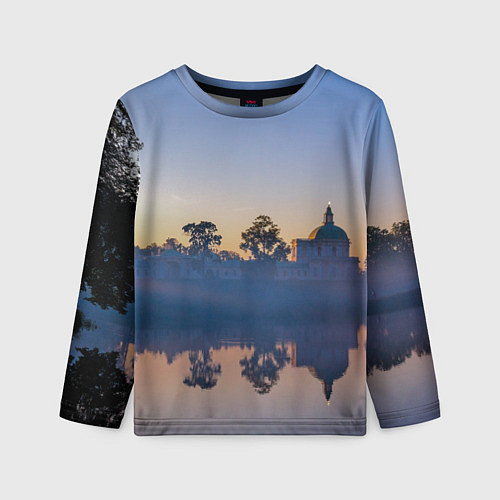 Детский лонгслив Вечер в Ораниенбауме / 3D-принт – фото 1