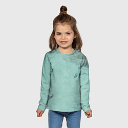 Лонгслив детский Лагуна sea, цвет: 3D-принт — фото 2
