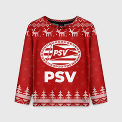 Детский лонгслив Новогодний PSV с оленями