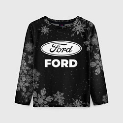 Детский лонгслив Снежный Ford