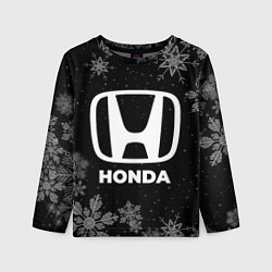 Детский лонгслив Снежный Honda