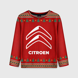 Детский лонгслив Citroen new year