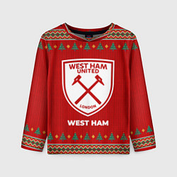 Детский лонгслив West Ham new year