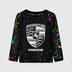 Детский лонгслив Porsche конфети