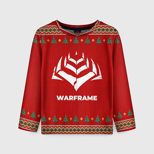 Детский лонгслив Warframe new year / 3D-принт – фото 1