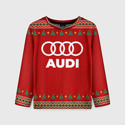 Детский лонгслив Audi new year