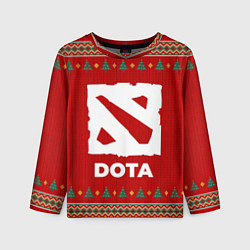 Детский лонгслив Dota new year