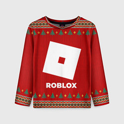 Лонгслив детский Roblox new year, цвет: 3D-принт