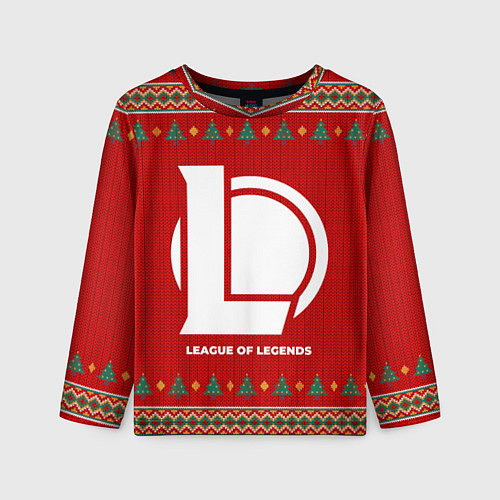 Детский лонгслив League of Legends new year / 3D-принт – фото 1