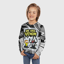 Лонгслив детский We are Venom - Morty, цвет: 3D-принт — фото 2