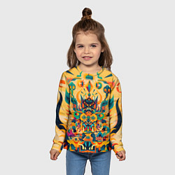 Лонгслив детский Китайский монстр, цвет: 3D-принт — фото 2