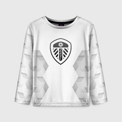 Детский лонгслив Leeds United white poly