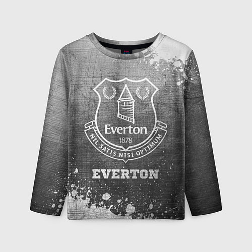 Детский лонгслив Everton - grey gradient / 3D-принт – фото 1