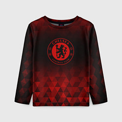 Детский лонгслив Chelsea red poly