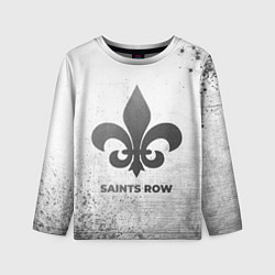 Детский лонгслив Saints Row - white gradient