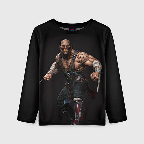 Детский лонгслив Mortal kombat - baraka / 3D-принт – фото 1