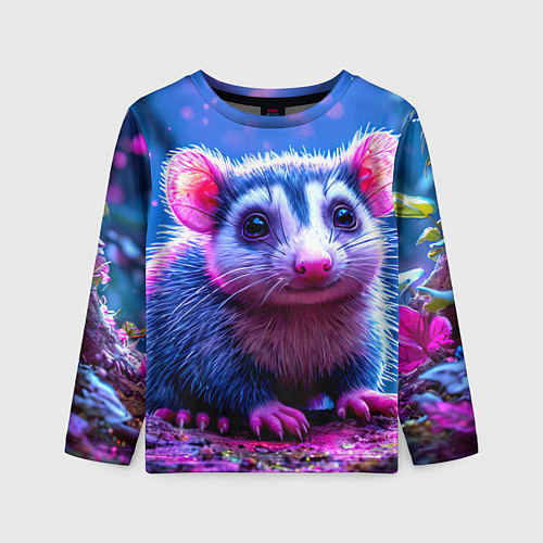 Детский лонгслив Малыш опоссум / 3D-принт – фото 1