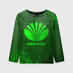 Детский лонгслив Daewoo - green gradient